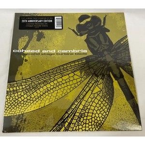 Coheed And Cambria Second Stage Turbine Blade Vinyl LP Yolk Yellow LIMITED /500